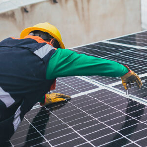 solar panel installation